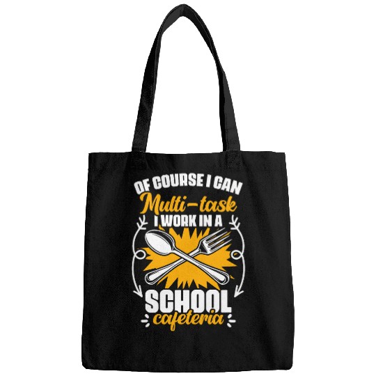 Work In School Cafeteria Lunch Lady School Worker Cafeteria Bags