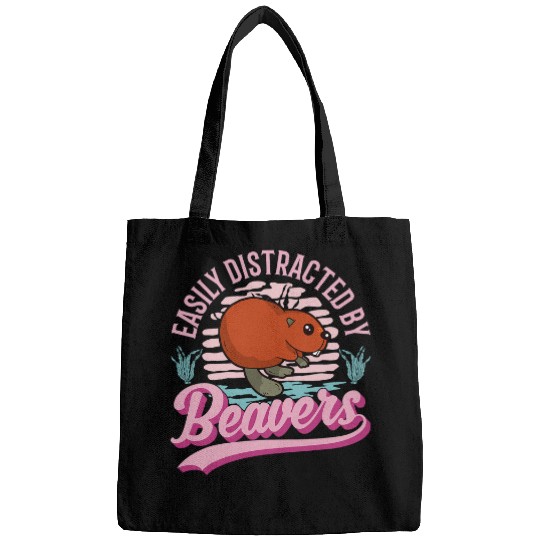 Easily distracted by Beavers 631 Bags