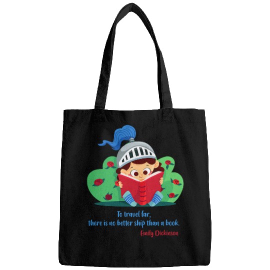Emily Dickinson Quote Book lover Bookworm Saint George Bags