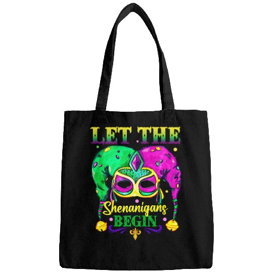 Let The Shenanigans Begin Mardi Grass Kids Men Women 2 Bags