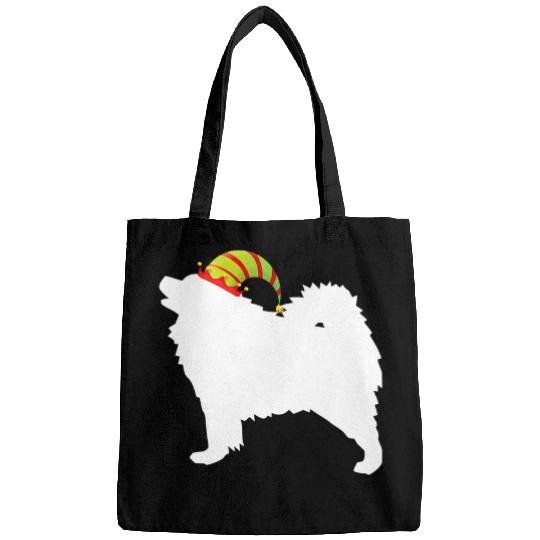 Dog Samoyed Elf Hat Christmas Dog Bags
