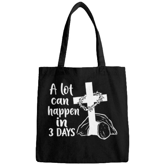 Christian A Lot Can Happen In 3 Days Christian Easter Bags