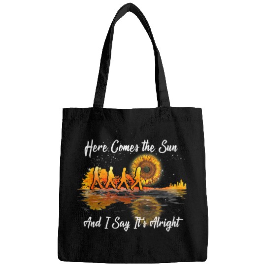 Guitarist Here Comes The Sun And I Say Its Alright Guitar Graphic Guitar Bags