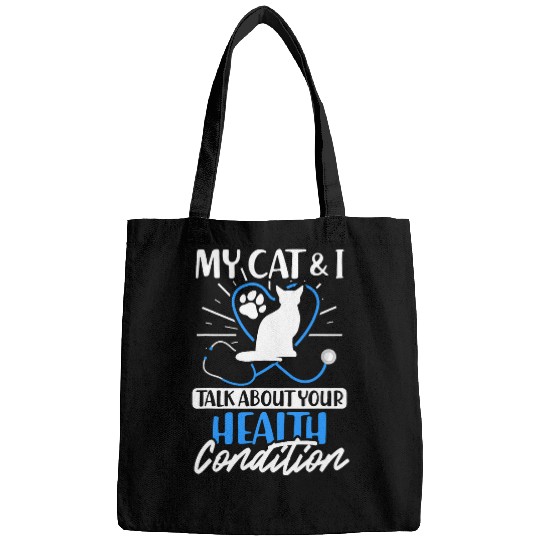 nurses Nursing Health Care Worker Feline Kitten Cat Bags