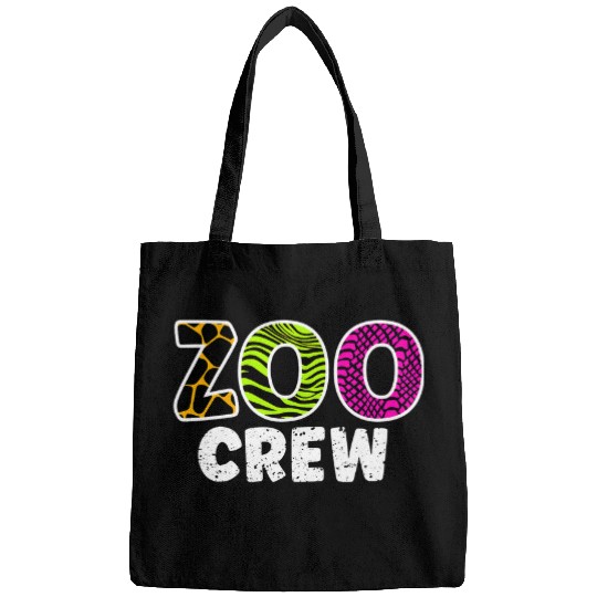 Zoo Crew Safari Squad Animal Print Team Zoologist Keeper Kid Bags