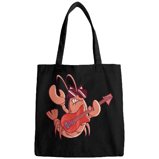 Guitarist Crab Music Guitar Sunglasses Animal Motif Animals Guitar Bags