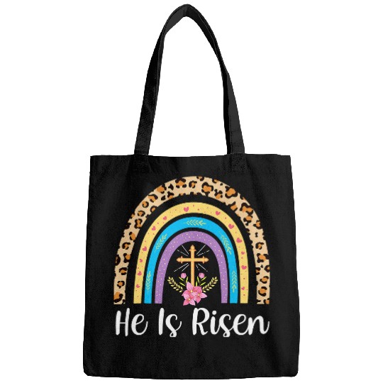 Christian He Is Risen Rainbow Christian Happy Easter Jesus315 Christ Bags