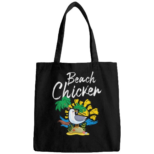 Seagull Beach Chicken Funny Animal Lover 2 Bags