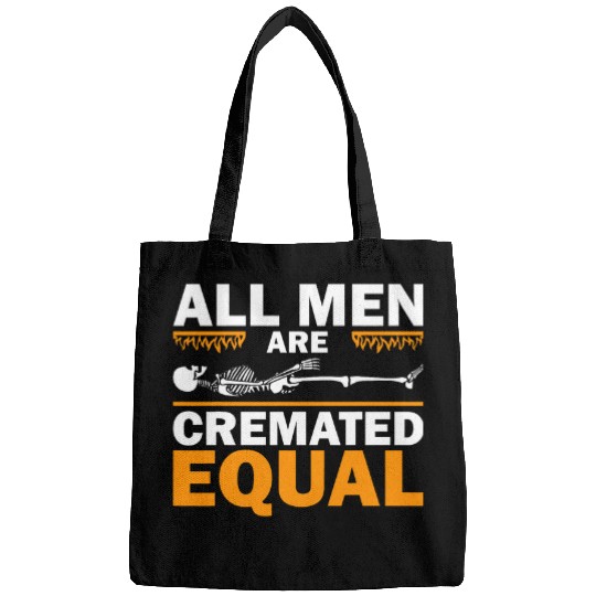 Funny Funeral Director Gift Mortician All Men Cremated Equal 2 Bags