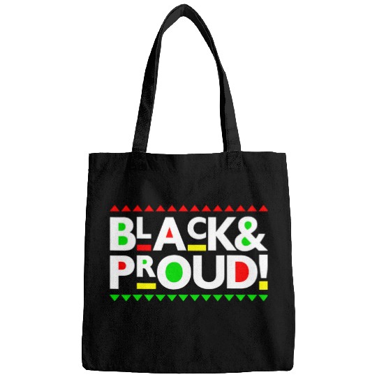 Black and Proud Black History Month Celebrations Bags