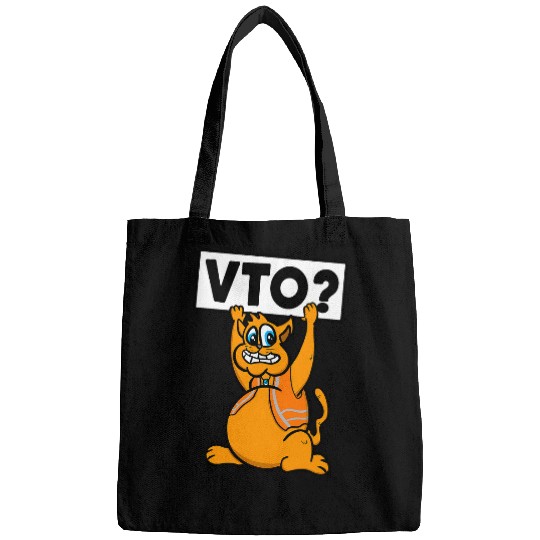 Cat Asking for VTO Worker That Loves Kitties VTO Swagazon Bags