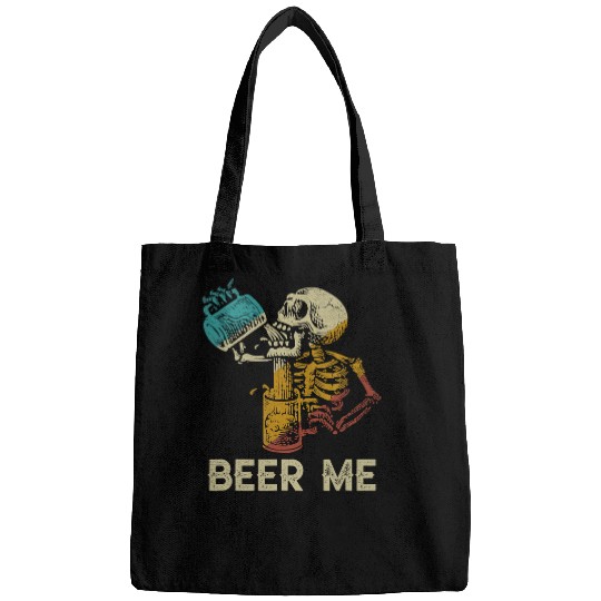 Beer Skeletons Scary Spooky Drinking Beer Funny Halloween Party114 Bags