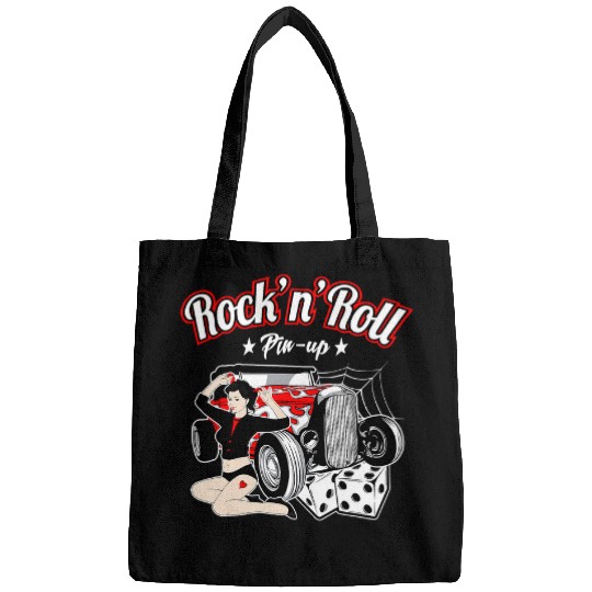 Hot Rod Rockabilly Clothing 50s Sock Hop vintages Classic Car 2 Bags