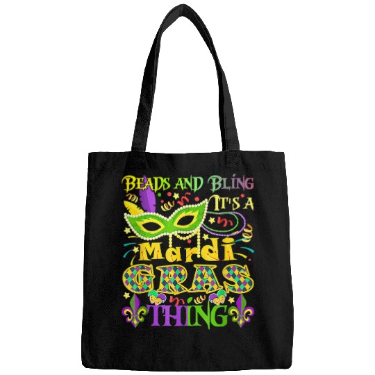 Beads And Bling Its A Mardi Gras Thing Mardi Gras Carnival Bags