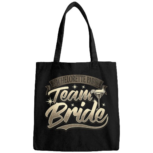 Bachelorette Party Team Bride Matching Bridesmaids 1 Bags