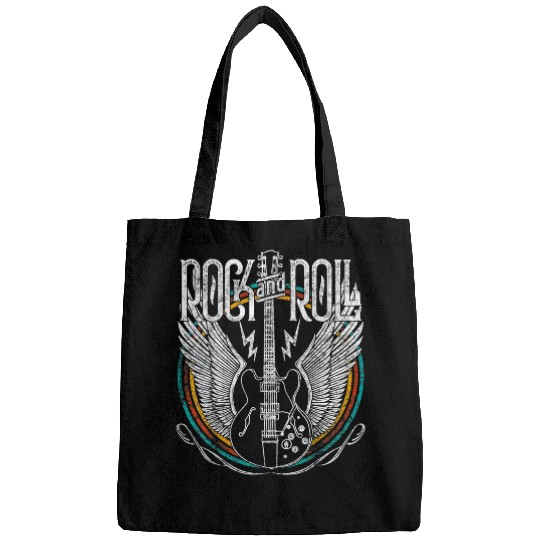 Guitarist vintages Retro 80s Rock Roll Music Guitar Wings 8 Guitar Bags