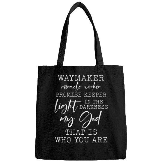 Promise Keeper Miracle Worker Way Maker Christian Faith Gift Bags