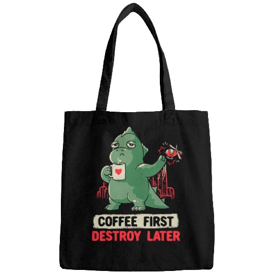 CF Coffee First Destroy Later Kaiju Drinking Coffee Addict500 Bags