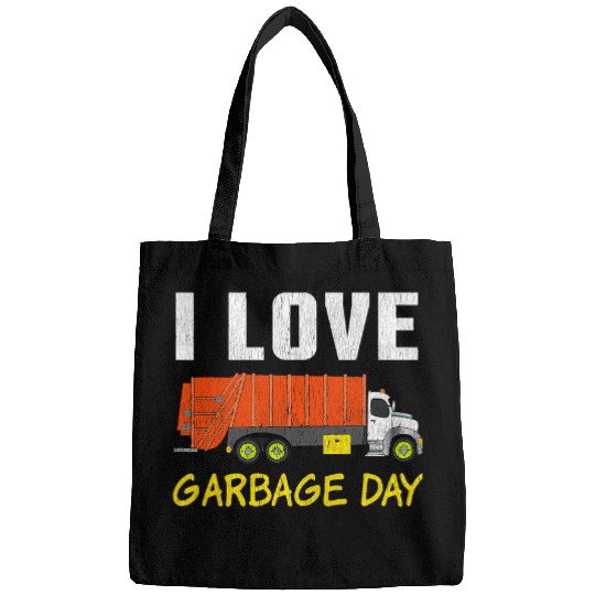 I Love Garbage Day Garbage Trash Recycle Bags