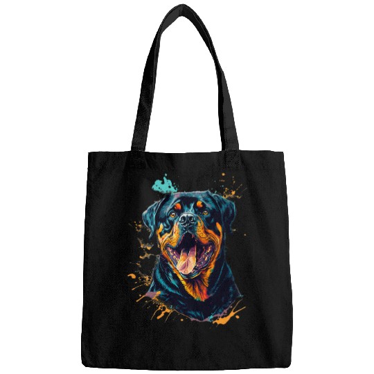 Dog Rottweiler Lover Rottie Portrait 9 Bags