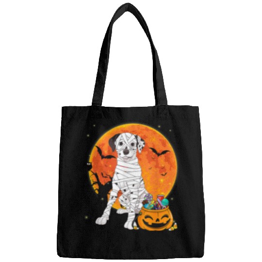 Funny Dalmatian Halloween Costume Dog Lover Dalmatians Dog Bags