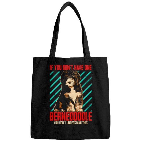 Bernedoodle Dog Funny Bernedoodle 3 Bags
