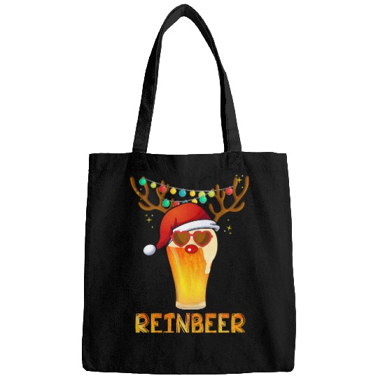 Beer Drinking ReinBeer Lover uniques idea for men women Christmas 495 Drink Alcohol Bags