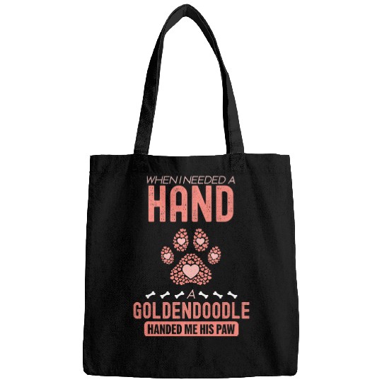 Dog Goldendoodle When I needed a hand there was a Goldendoodle Bags