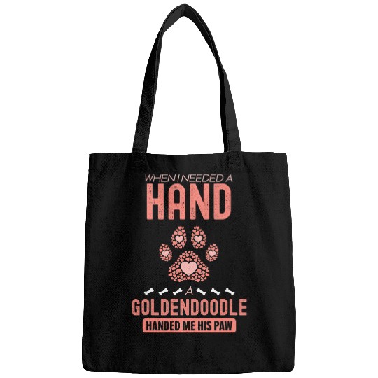 Dog Goldendoodle When I needed a hand there was a Goldendoodle Bags