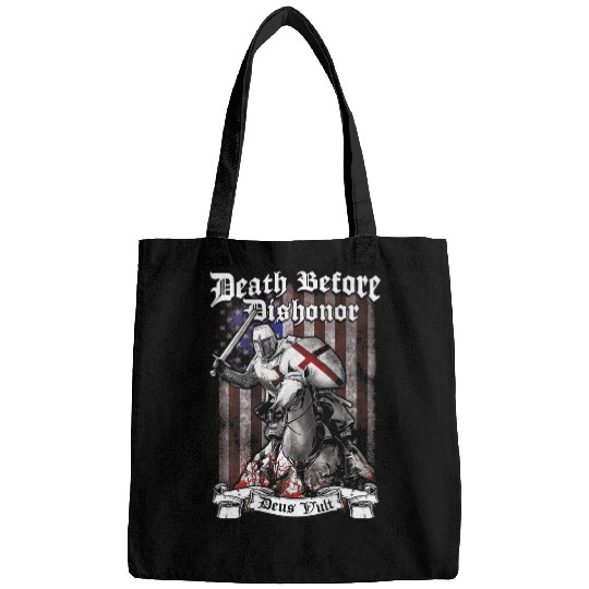 Christian Crusader Knight Templar Warrior Of God I Fear No Evil Christ Bags