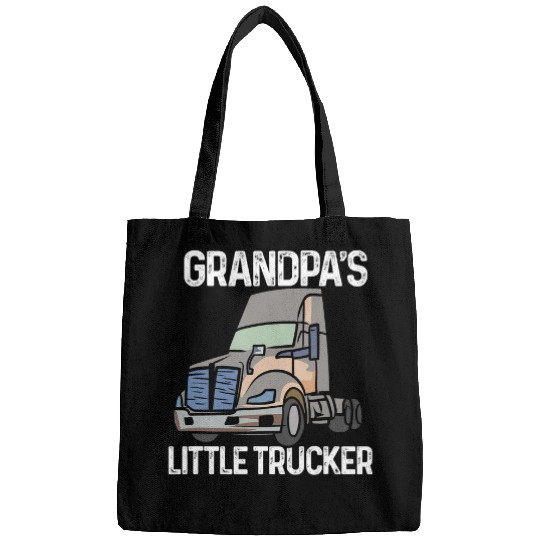 Kids Semi Truck Grandpas Little Trucker Bags