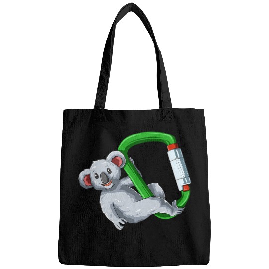 Climbing Climber Funny Rock Climbing Koala Climb Bags