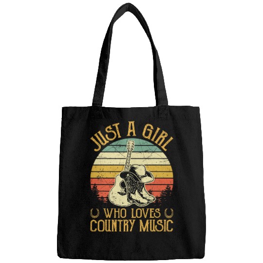 Guitarist Cowboy Boots Hat Guitar Country Music Girl Western Cowgirls Guitar Bags