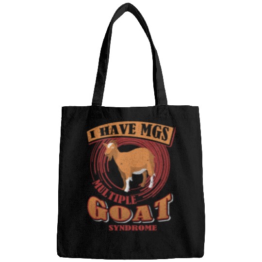 Funny Goats Have MGS Multiple Goats Syndromes Funny Goats 354 Goats Lover Bags