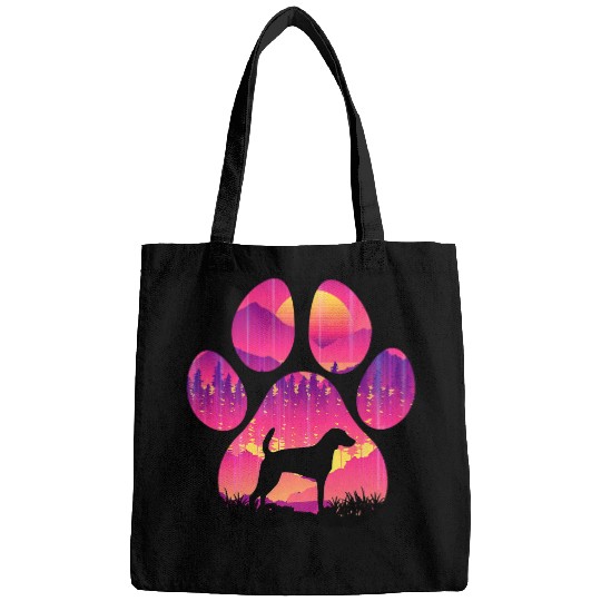 American Foxhound Paw Mom Dad Dog Lover Women Men 286 Bags