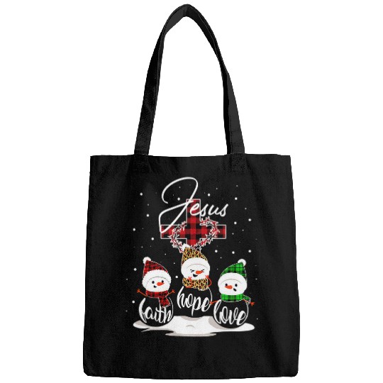 Christian Faith Hope Love Snowman Funny Christmas Christian Xmas41 Bags