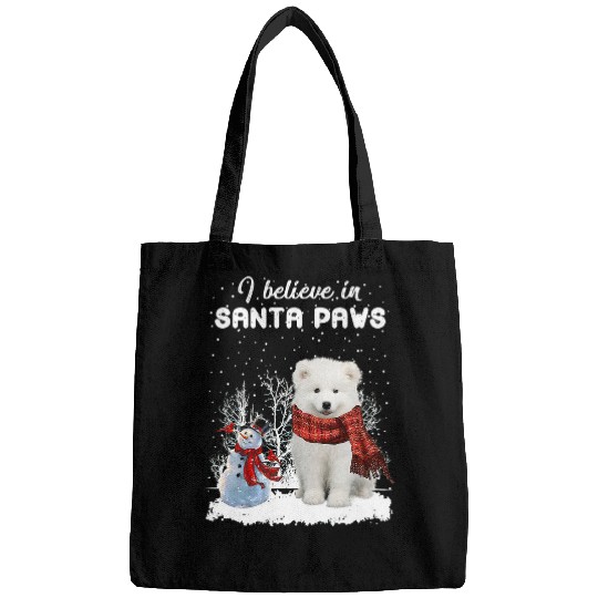 Dog Samoyed Funny Samoyed Dog Christmas Snowman Christmas Pajama Bags