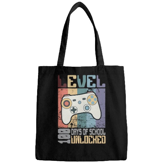Level 100 Days Of School Unlocked Game Console Kids Bags