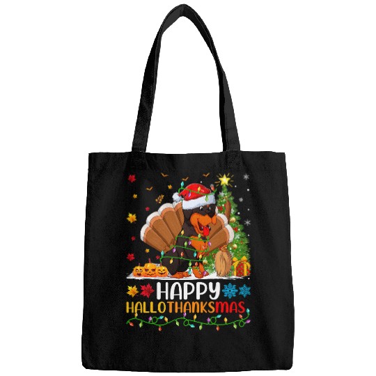 Dog Rottweiler Lover Funny Happy Rottweiler HelloThanksMas Bags