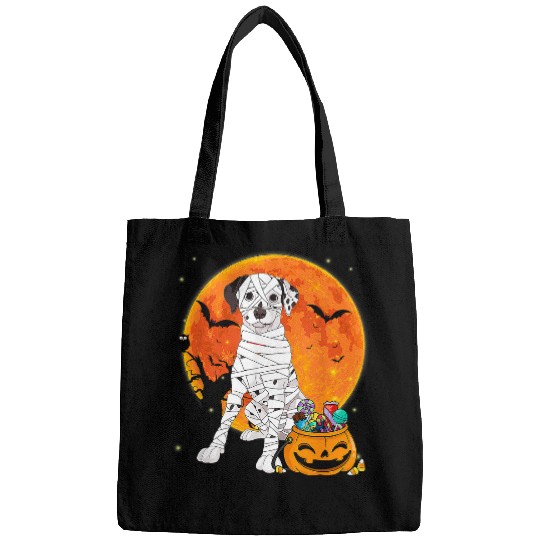 Funny Dalmatian Halloween Costume Dog Lover 138 Dalmatians Dog Bags