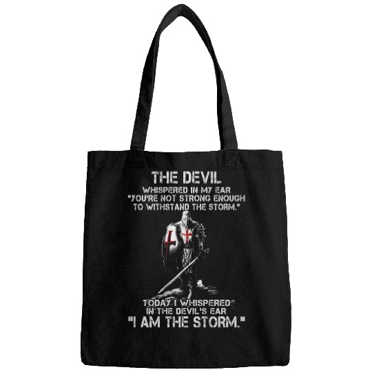 Christian Crusader Knight Templar Warriors Of God I Am The Storm Christ Bags