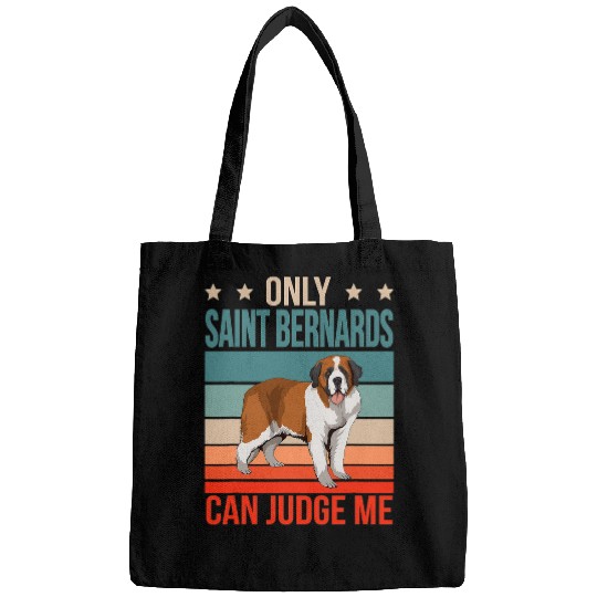 Dog Saint Bernard Bernards Can Judge Me Dog Owner Saint Bernard Bags