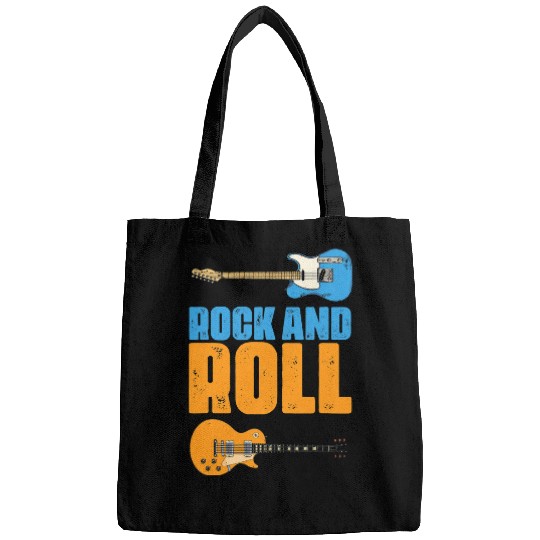Guitarist Rock and Roll Retro Guitars Rock Band Musician Guitar Player Guitar Bags