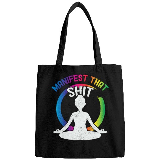 Namaste Yoga Manifest That Meditation Spiritual Yoga LGBTQ Zen Circle Meditation Bags