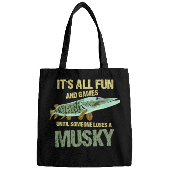 Fishing Deep Sea Fishing Bass Trout Walleye Fisherman Lake Life Fisher Bags