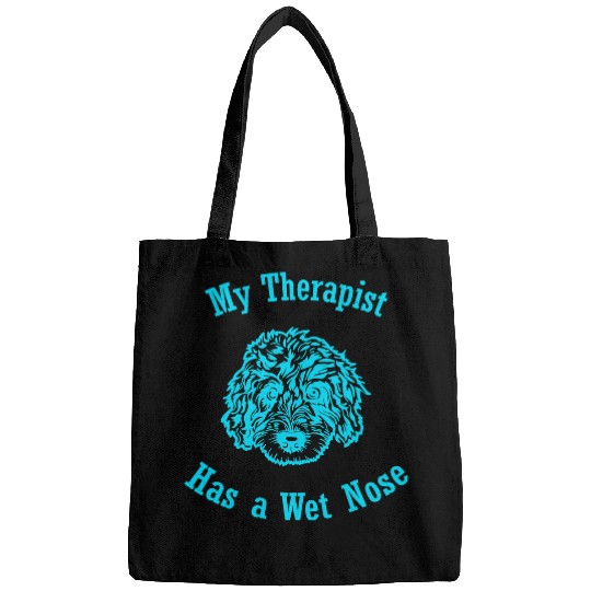 Bernedoodle dog My Therapist has a Wet Nose Bags