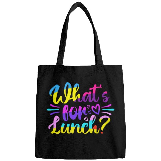 Whats For Lunch Crew Cafeteria Worker Lunch Lady Women Bags