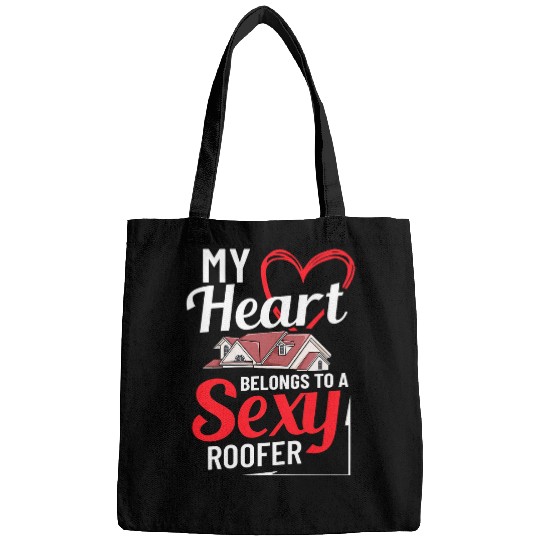 Womens Roofer Wife Roofing Roof Worker Contractor Girlfriend 1 Bags