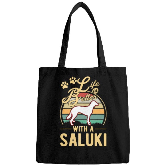 Dog Grayhound Life is better with a Saluki Persian Greyhound Saluki Bags