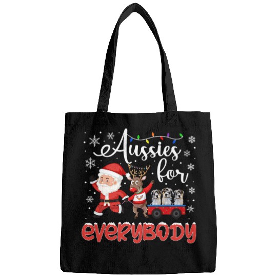 Australian Shepherd Christmas Aussies For Everybody Xmas Bags